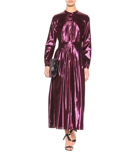 burberry pink satin dress